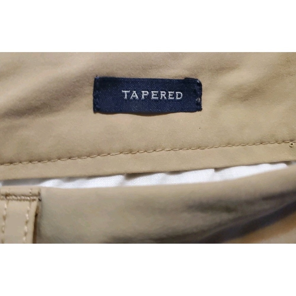 J Crew Thompson Flex Pants Mens 31x32 Beige Khaki Tapered Office Work - Picture 6 of 7